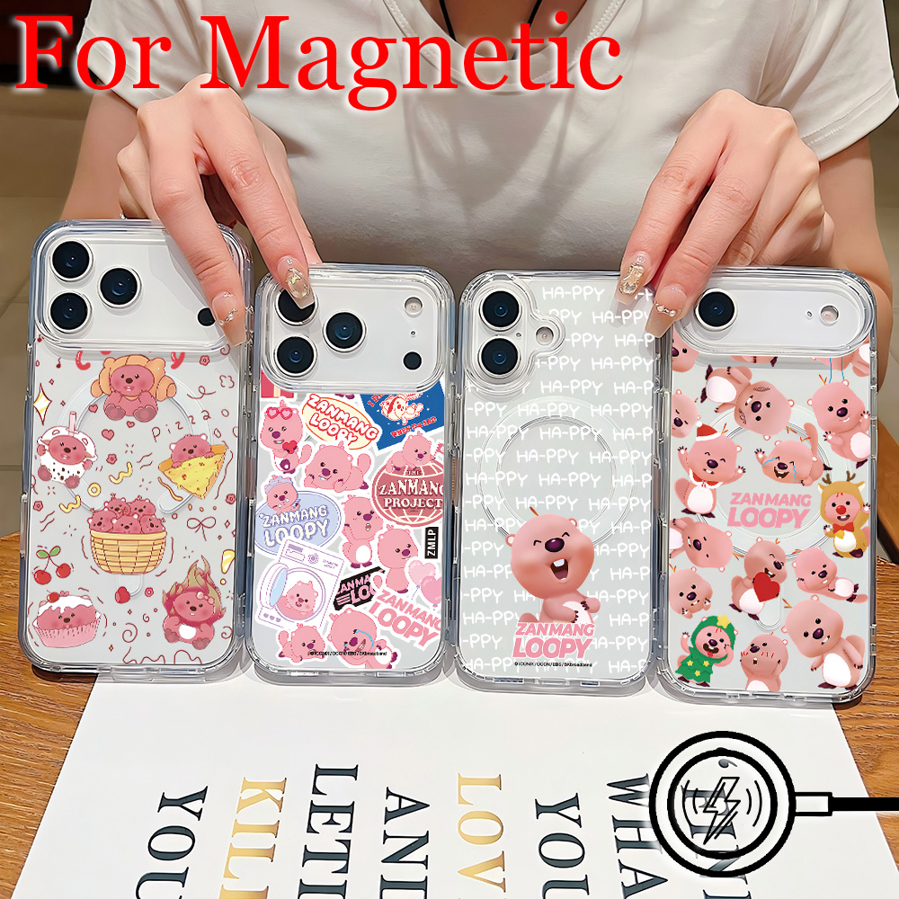 Phone Cases Loopy - HOT Niedliche Cartoon L-Loopys Magnetische Handyhülle