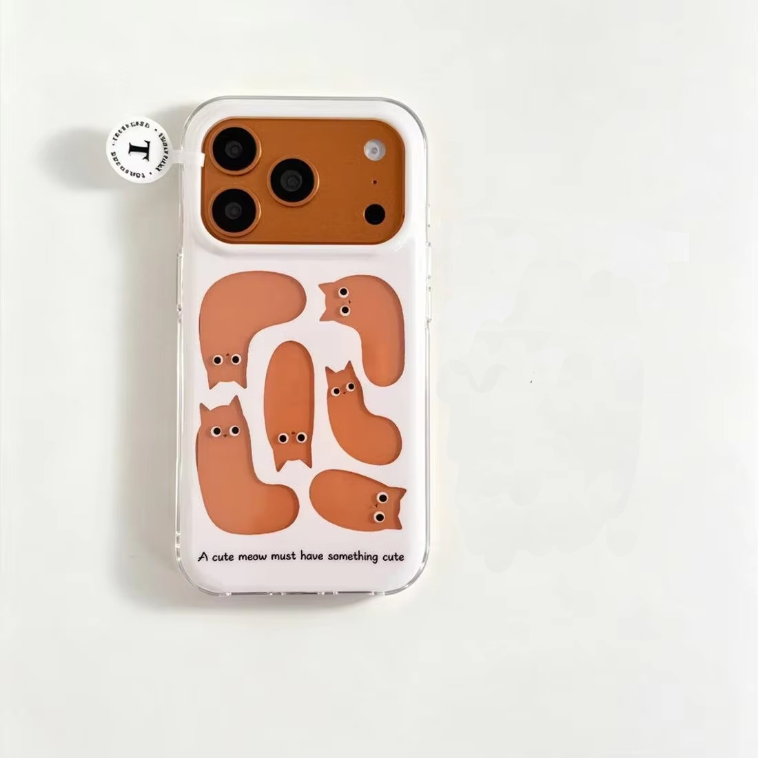 Phone Cases Korean - Koreanische INS Niedliche Ausgehöhlte Kätzchen-Kawaii-Handyhülle für