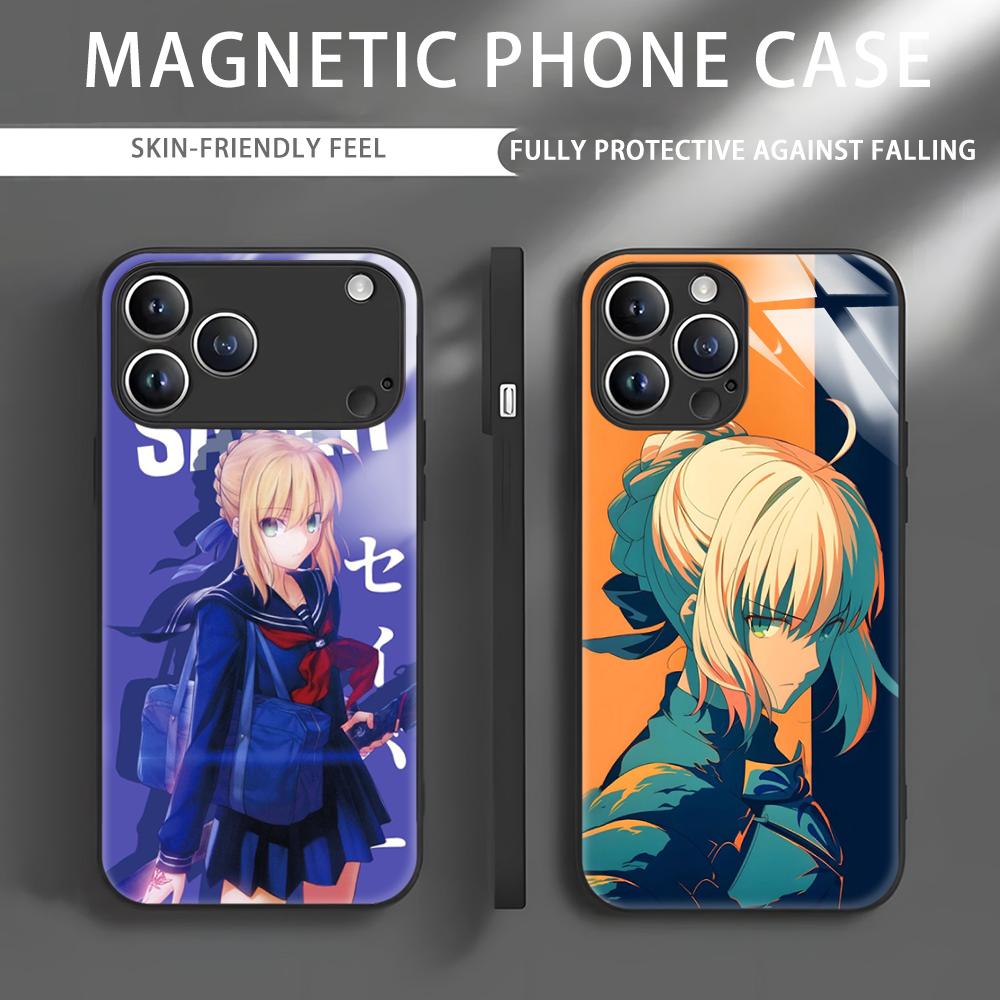 Phone Cases Iphone 16 Pro - Anime Fate S-Saber Handyhülle für iPhone