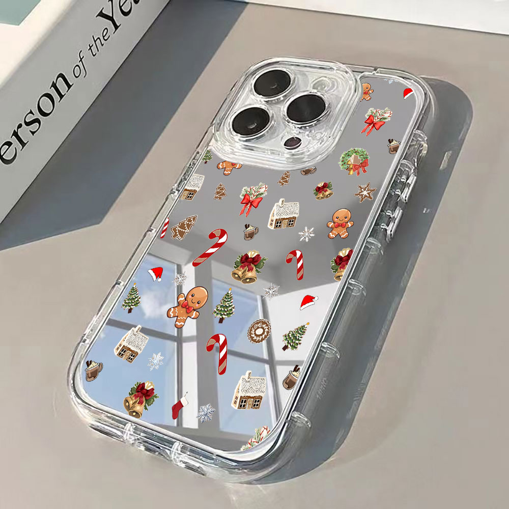 Phone Cases Men - Weihnachtliches Lebkuchenmann-Haus-Handyhülle für iPhone 15 13