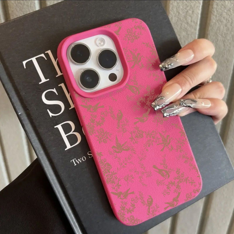 Rosa Kleine Blumen Litschi-Mus – Phone Cases Pink Bewertung und Preis