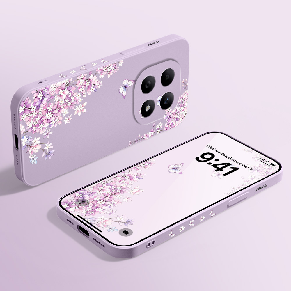 Violette Blumen-Handyhülle für – Xiaomi Redmi Note 14 Bewertung und Preis