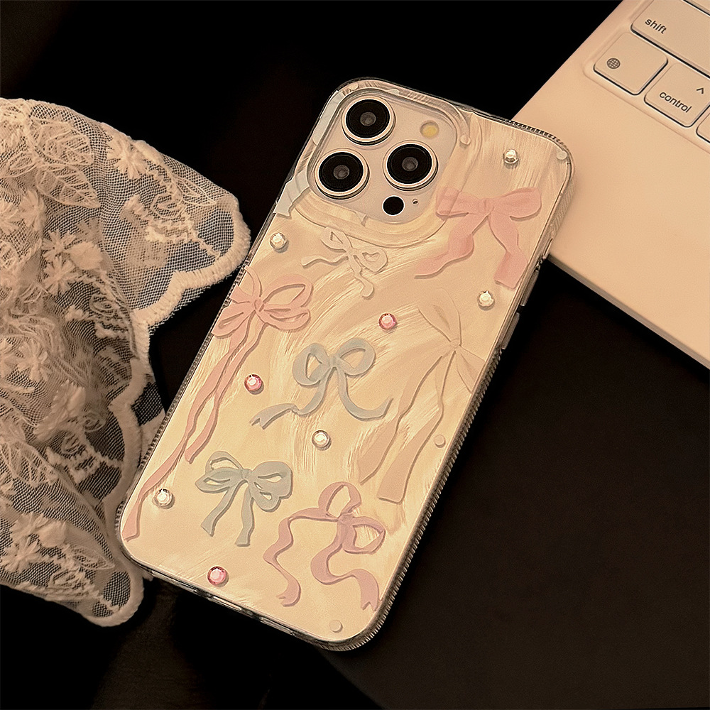 Koreanische bunte Schleife mit – Phone Cases Korean Bewertung und Preis