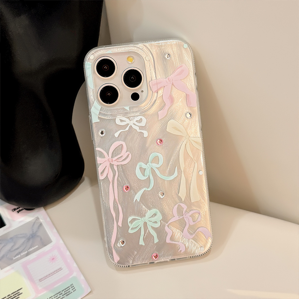 Koreanische bunte Schleife mit – Phone Cases Korean Bewertung und Preis
