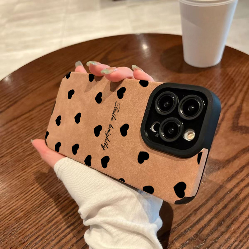 Neue Luxuriöse Schwarze Herzfö – Phone Cases Unique Bewertung und Preis