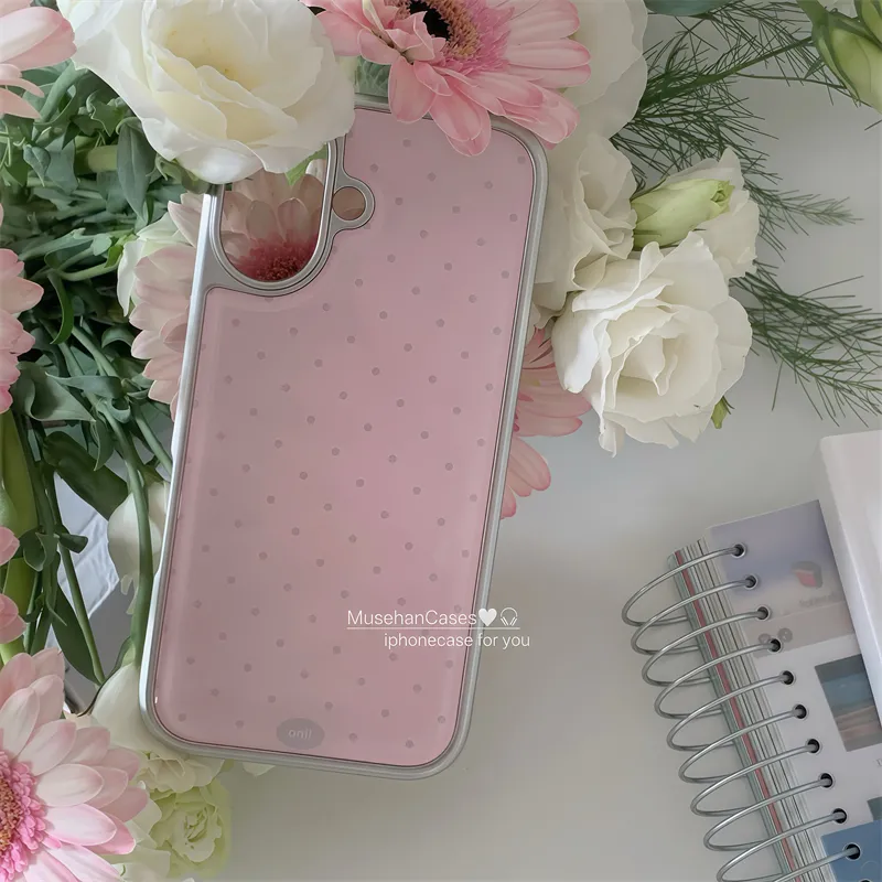 Koreanische Ins Creme Rosa Pol – Phone Cases Pink Bewertung und Preis
