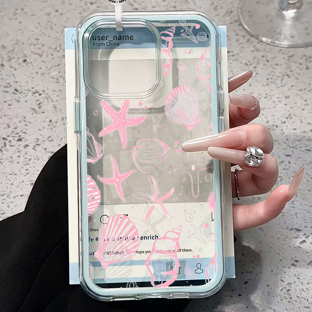 Sommerliche rosa Muschel-Handy – Phone Cases Pink Bewertung und Preis