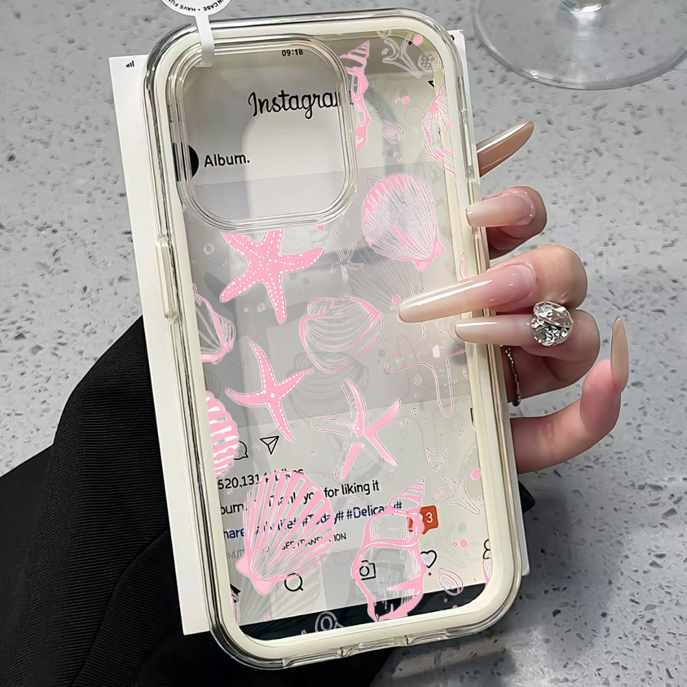 Sommerliche rosa Muschel-Handy – Phone Cases Pink Bewertung und Preis