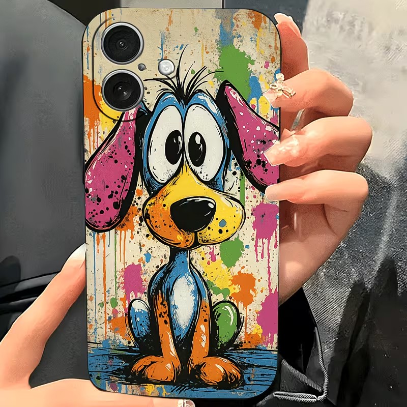 Graffiti-Farbige Welpen-TPU-Ha – Phone Cases Iphone 11 Bewertung und Preis