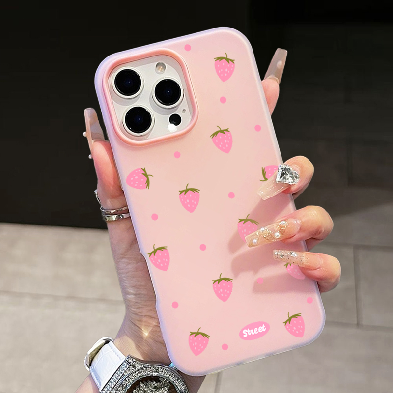 Süße rosa Handyhülle mit Erdbe – Xiaomi Redmi Note 14 Bewertung und Preis