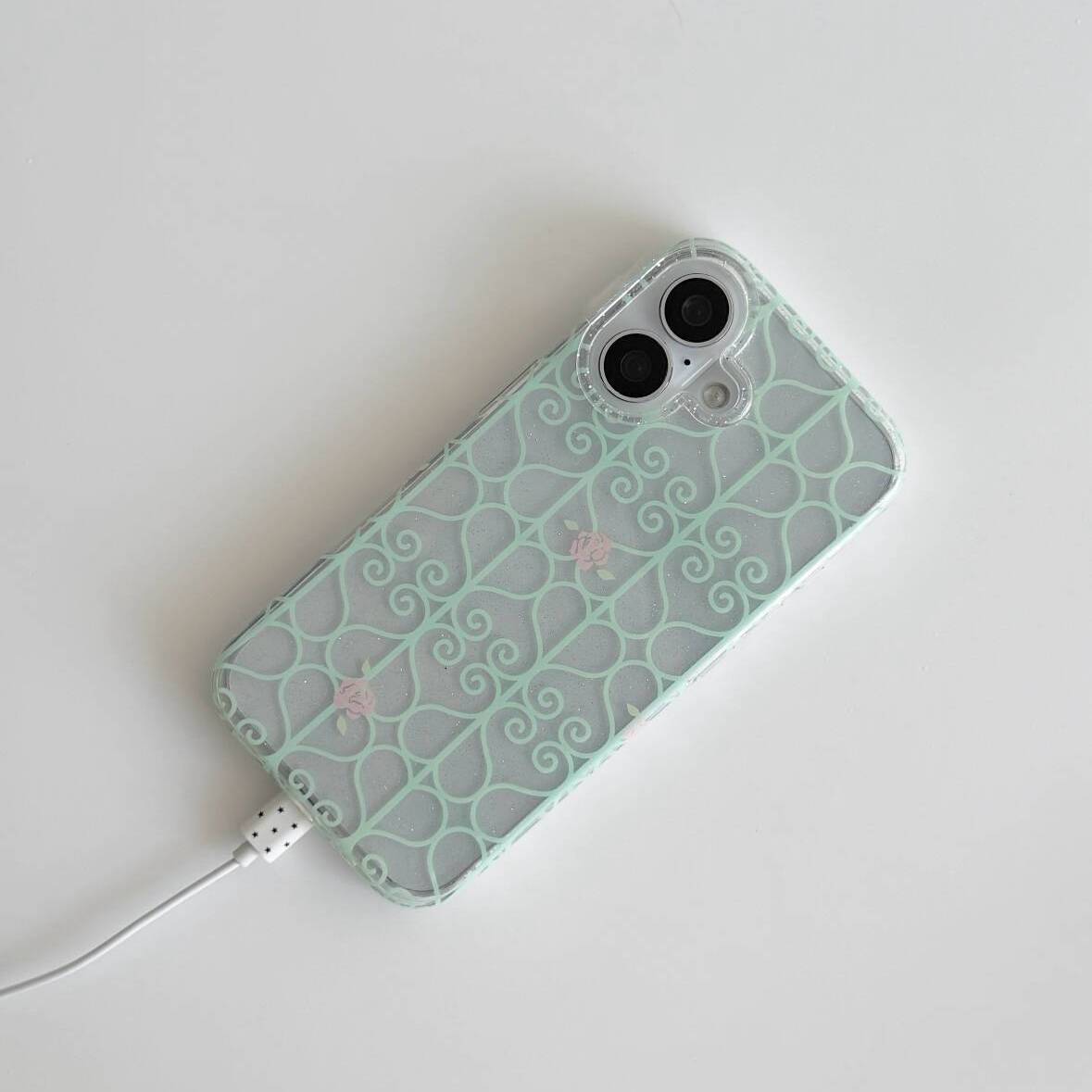 Mintgrüne Eisenfenster Rosa Ro – Phone Cases Pink Bewertung und Preis