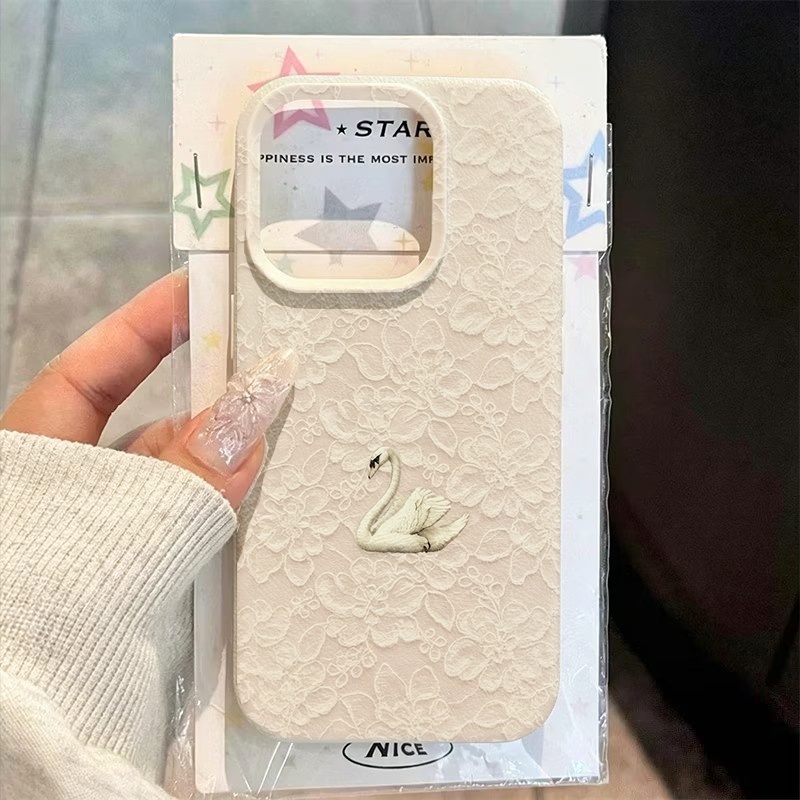 Spitzenmuster Schwan Lychee Te – Phone Cases Iphone 11 Bewertung und Preis