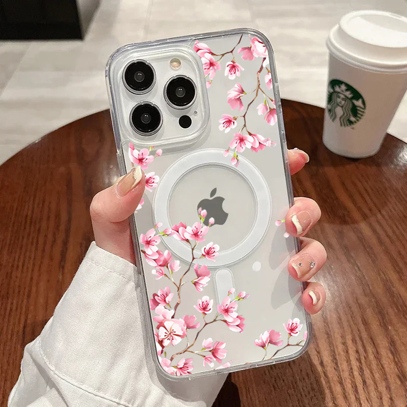Luxuriöse rosa INS-Blumenhülle – Phone Cases Pink Bewertung und Preis