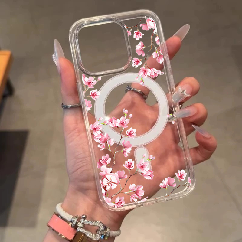 Luxuriöse rosa INS-Blumenhülle – Phone Cases Pink Bewertung und Preis