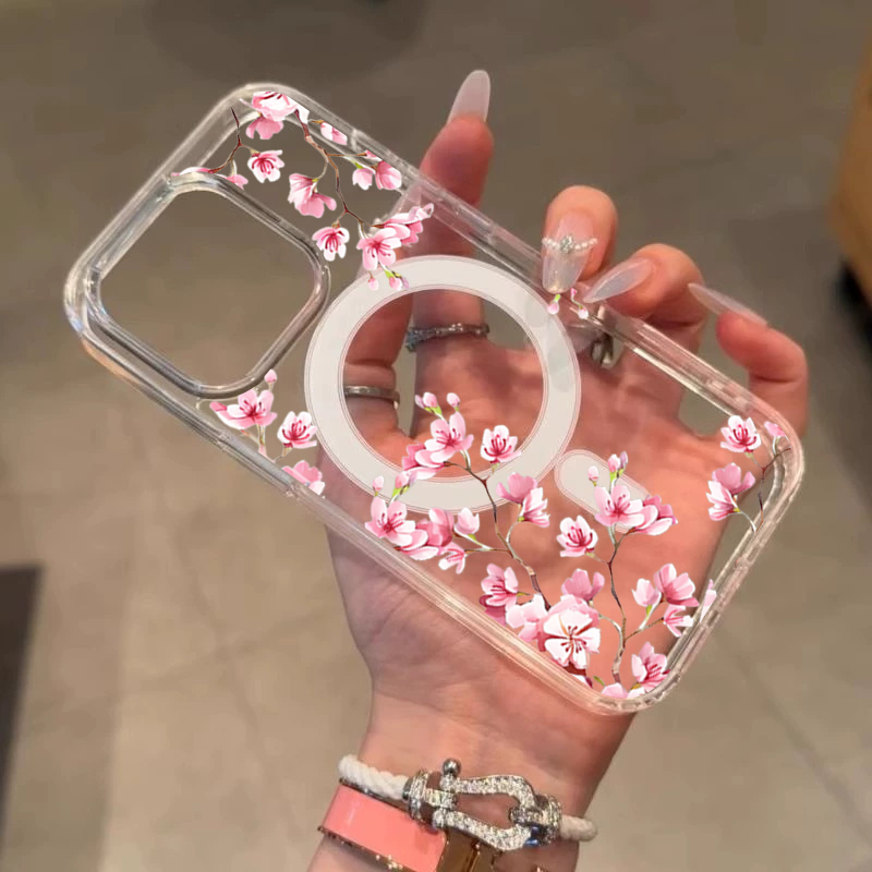 Luxuriöse rosa INS-Blumenhülle – Phone Cases Pink Bewertung und Preis