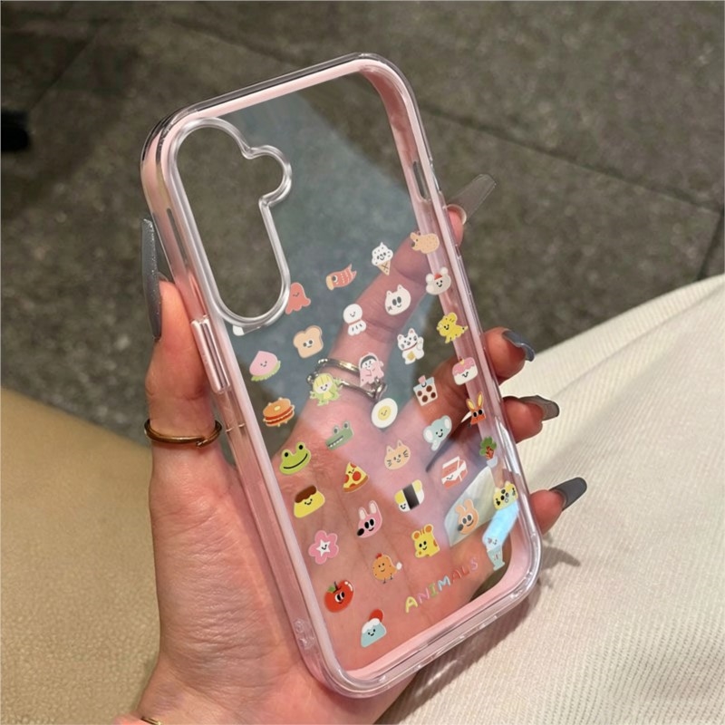 Niedliche Katzen-Hunde-TPU-Han – Phone Cases Pink Bewertung und Preis